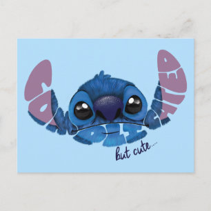 Carte Postale Stitch   Compliqué Mais Mignon 2