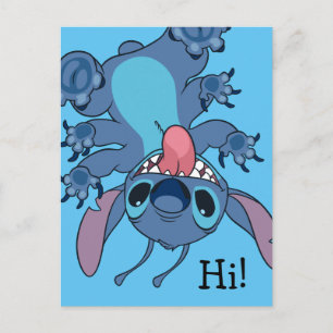 Carte Postale Stitch Crawling The Walls - Salut !