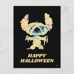 Carte Postale Stitch Halloween Momie