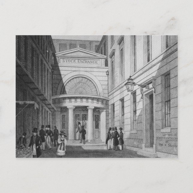 Carte Postale Stock Exchange, Londres, de 'Metropolitan (Devant)