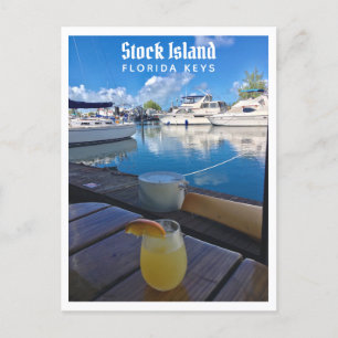 Carte Postale Stock Island Florida Keys Marina Photo