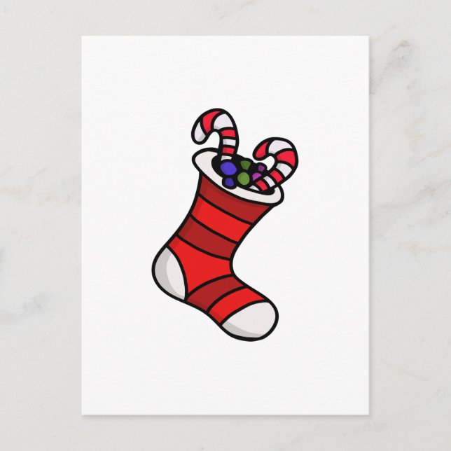 Carte Postale Stockage de Noël (Devant)