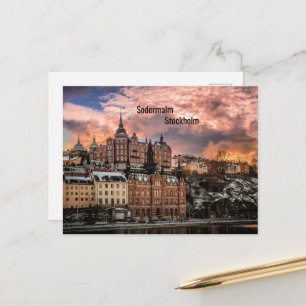 Carte Postale Stockholm, île de Sodermalm
