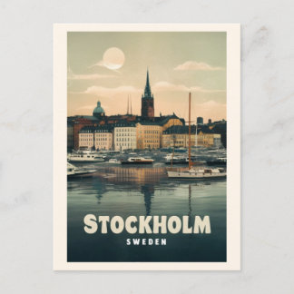 Carte Postale Stockholm suède
