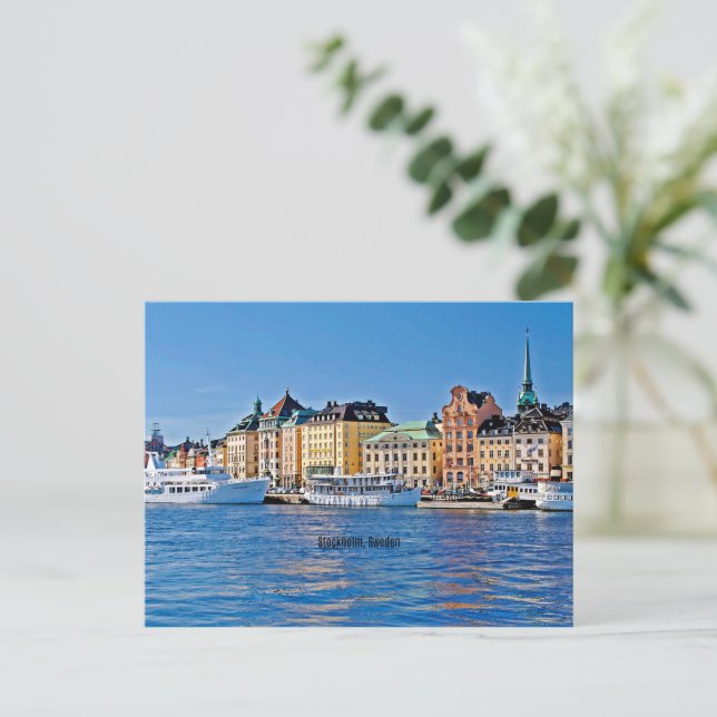 Carte Postale Stockholm, Suède (Debout devant)