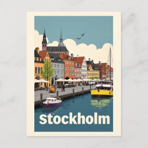 Carte Postale Stockholm Suède