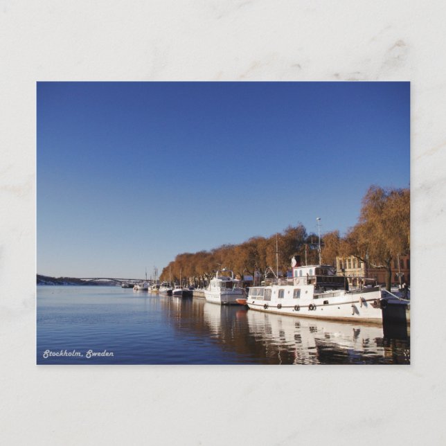 Carte Postale Stockholm, Suède (Devant)