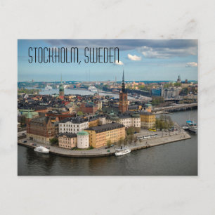 Carte postale Stockholm, Suède