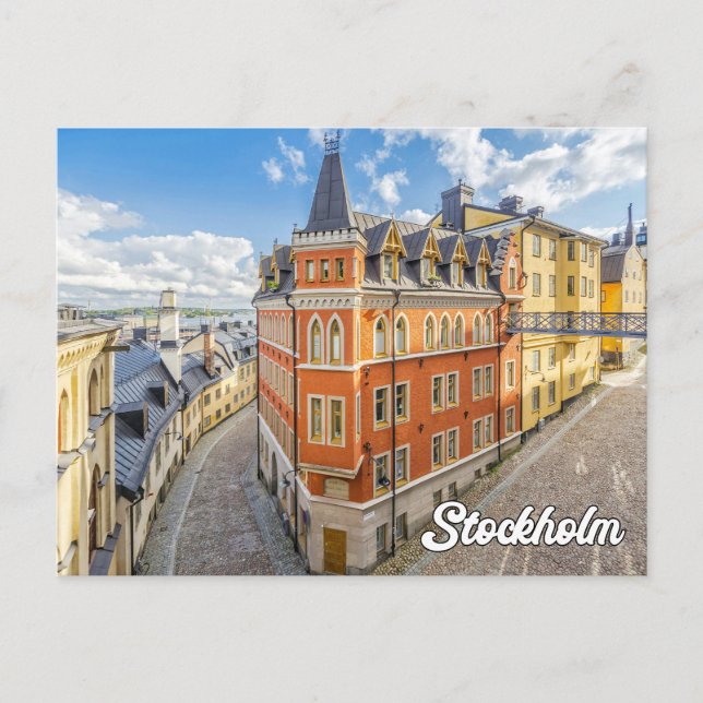 Carte Postale Stockholm, Suède (Devant)