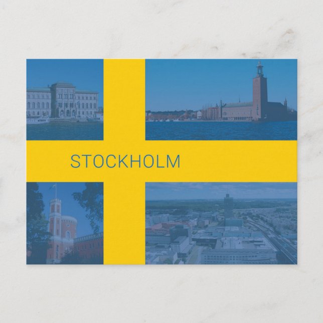 Carte Postale Stockholm - Suède (Devant)