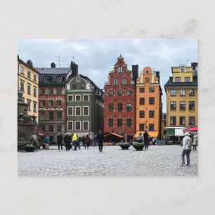Carte Postale Stockholm Suède Vielle ville Gamla stan Photo