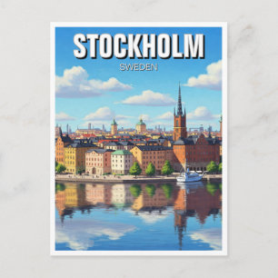 Carte Postale Stockholm Suède Voyages