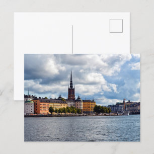 Carte Postale Stockholm Suède vue