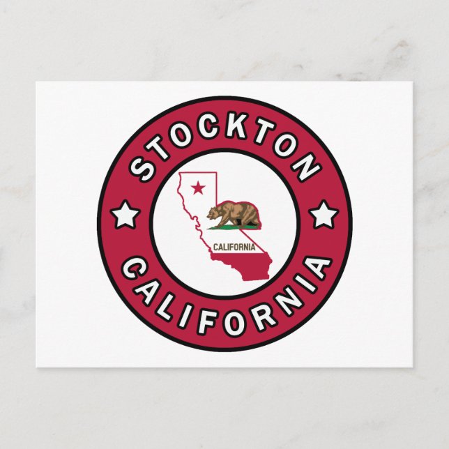 Carte Postale Stockton, Californie (Devant)