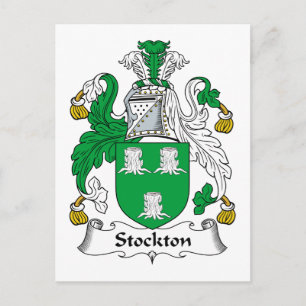 Carte Postale Stockton Family Crest