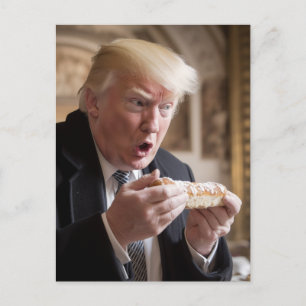 Carte Postale Stollen Pain Trump Plaisanter