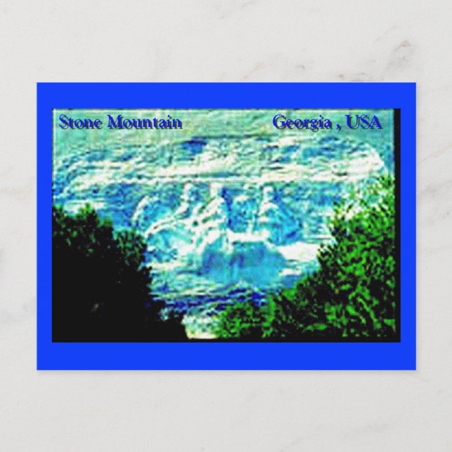 Carte postale Stone Mountain Carving (Devant)
