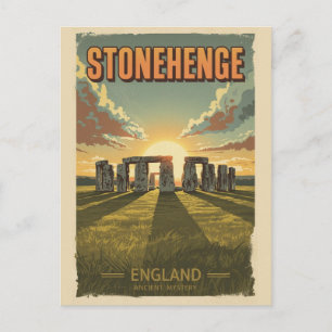 Carte Postale Stonehenge Angleterre Wiltshire Site du patrimoine