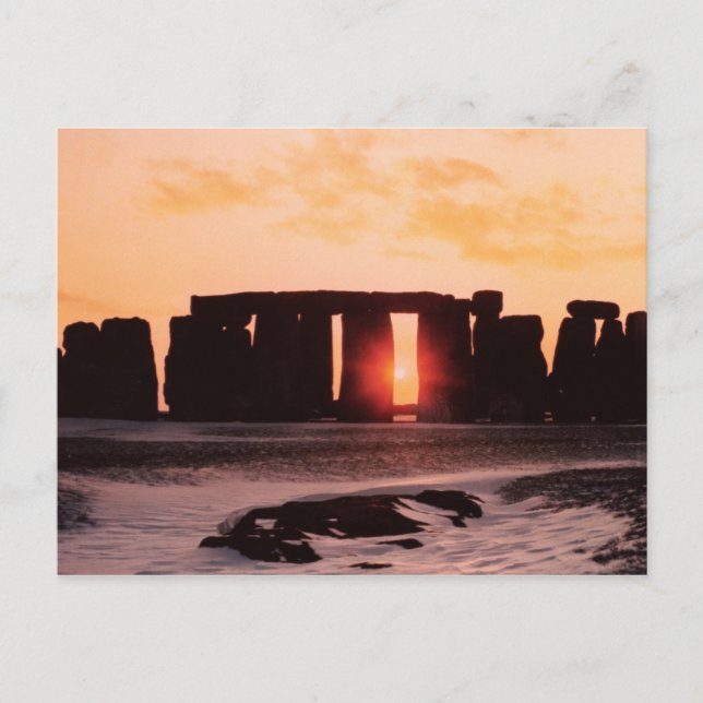 Carte Postale Stonehenge, Solstice d'hiver (Devant)
