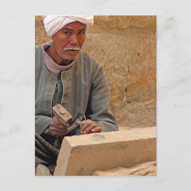 Carte Postale Stonemason égyptien(2) (Devant)