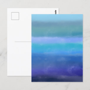 Carte Postale Stormy Skies Art Abstrait