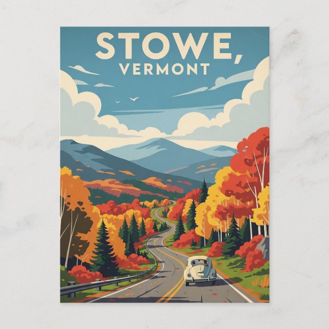 Carte Postale Stowe Vermont Travel (Devant)
