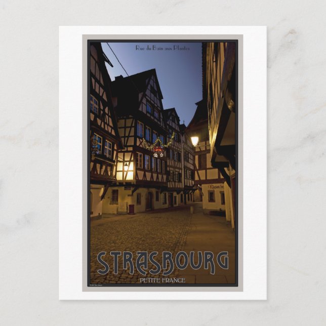 Carte Postale Strasbourg - Petite France tôt le matin (Devant)