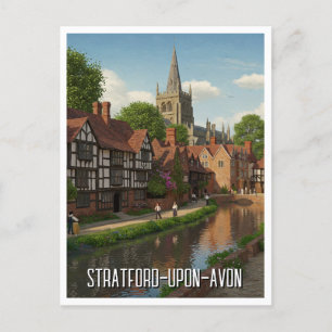Carte Postale Stratford-Upon-Avon England Travel