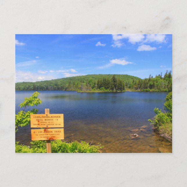 Carte Postale Stratton Pond sur le Long Trail Vermont (Devant)