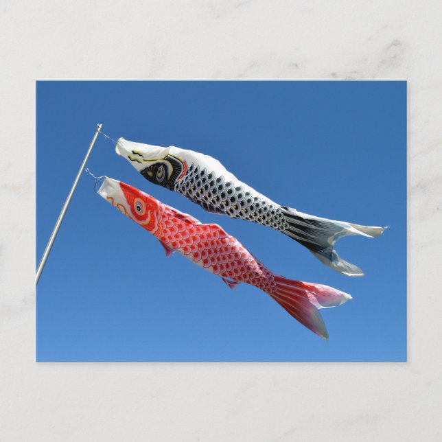 Carte Postale Streamers Carp (Koinobori) : Tokyo, Japon (Devant)