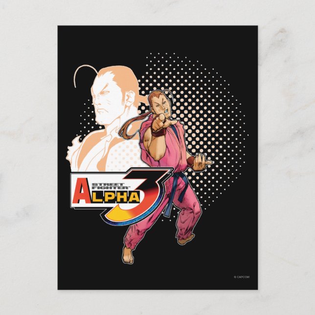 Carte Postale Street Fighter Alpha 3 Dan (Devant)