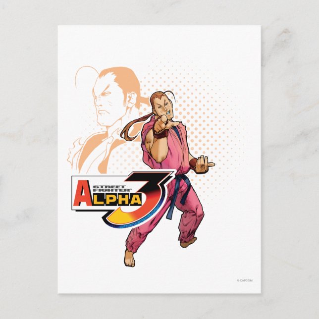 Carte Postale Street Fighter Alpha 3 Dan (Devant)