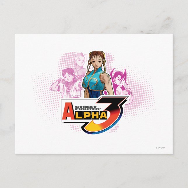 Carte Postale Street Fighter Alpha 3 Femme Fatale (Devant)