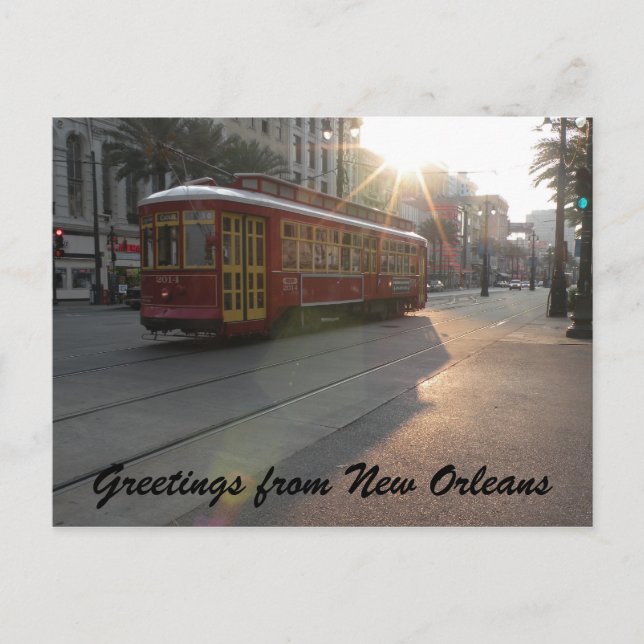 Carte postale Streetcar New Orleans (Devant)