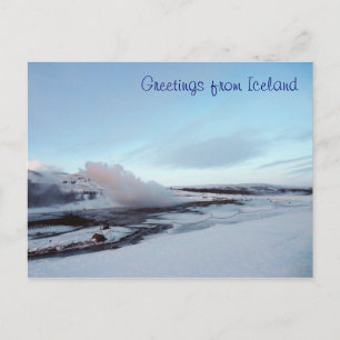 Carte Postale Strokkur Geyser, Islande