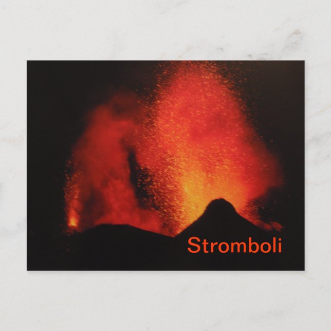 Carte postale Stromboli (Devant)
