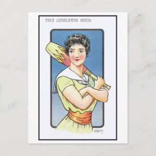Carte Postale Strong Women Series #1 : Athletic Girl Vintage