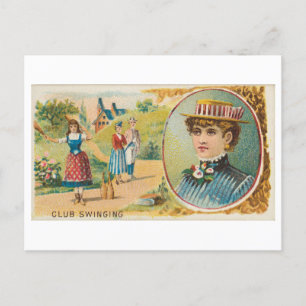 Carte Postale Strong Women Series #45 : Club Swing Vintage