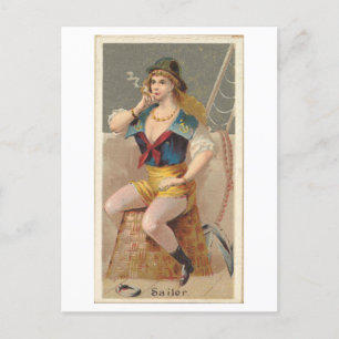 Carte Postale Strong Women Series #5 : Sailor Vintage