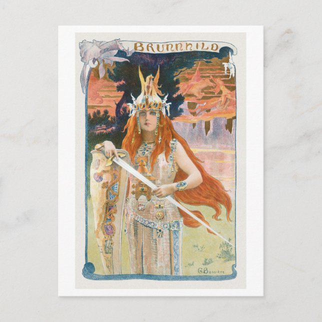Carte Postale Strong Women Series #61 : Brunhilda Illustration (Devant)