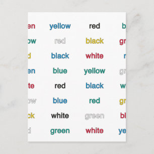 Carte Postale Stroop