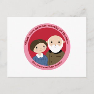 Carte Postale Sts. Louis et Zelie Martin