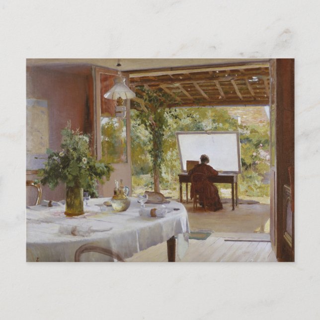Carte Postale Studio en plein air | William Blair Bruce (Devant)