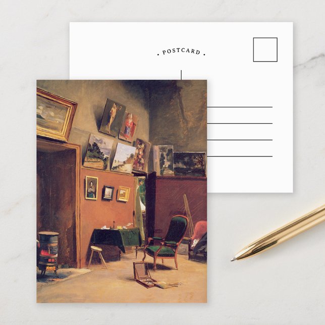 Carte Postale Studio sur la Rue de Furstenberg | Frédéeric Bazil (Créateur téléchargé)