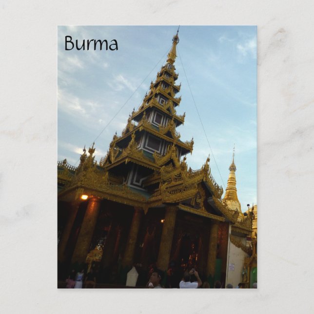 Carte Postale stupa shwedagon (Devant)