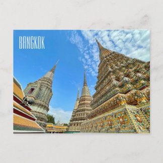 Carte Postale stupas de Bangkok wat pho