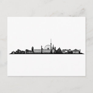 Carte Postale Stuttgart Stadt Skyline - Postkarte