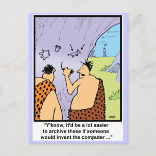 Carte Postale Style Caveman