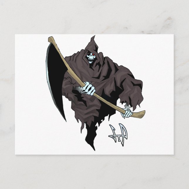 Carte Postale Style d'arête sinistre (Devant)