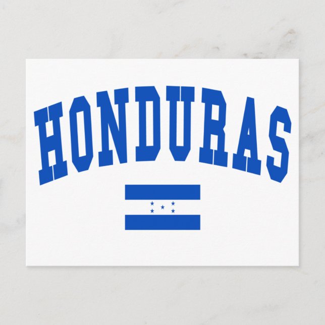 Carte Postale Style Honduras (Devant)